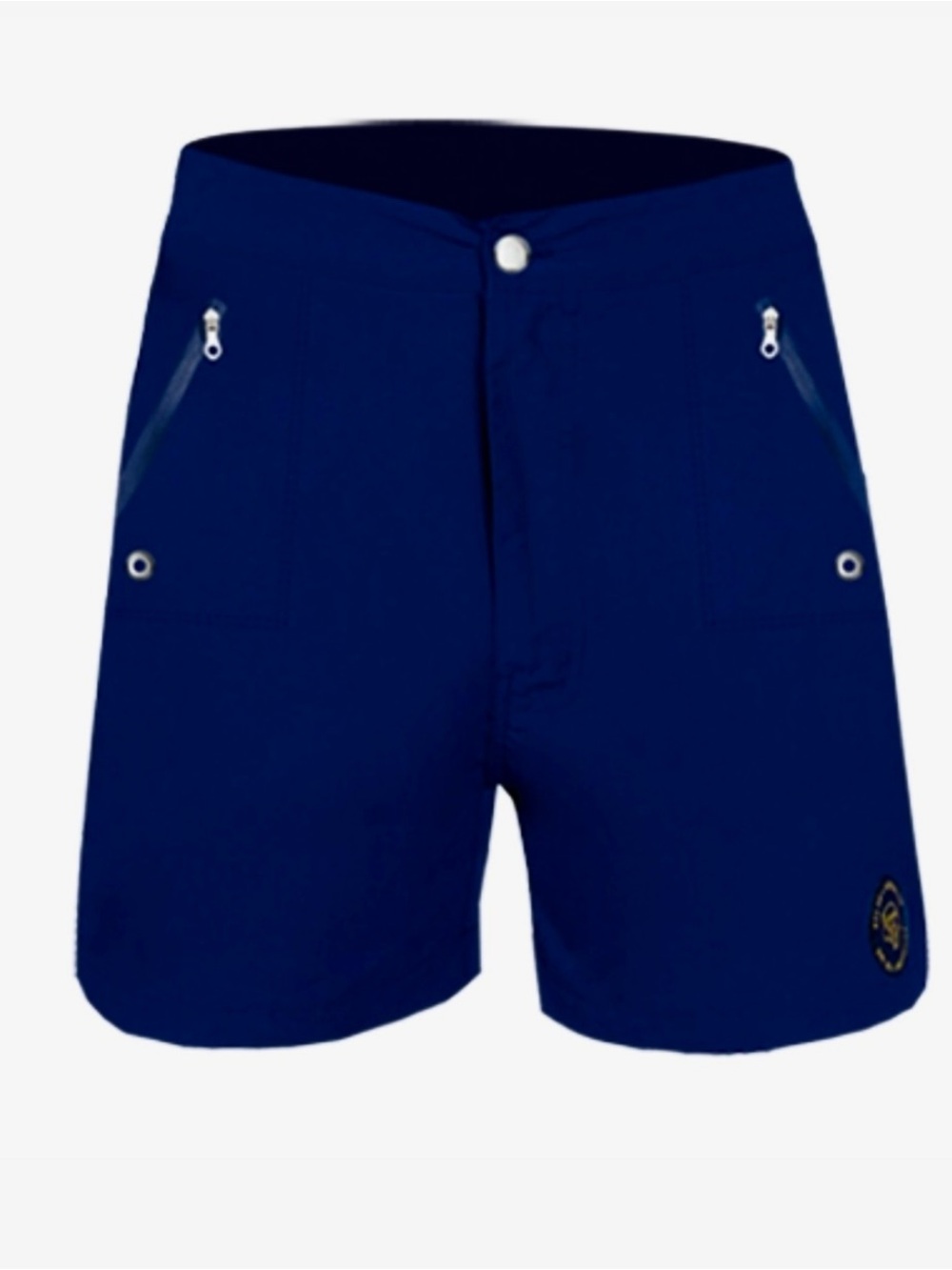 Banana Boat Men's NAVY BLUE Board Shorts Medium UPF 50+ Back Pockets,Zip Pockets